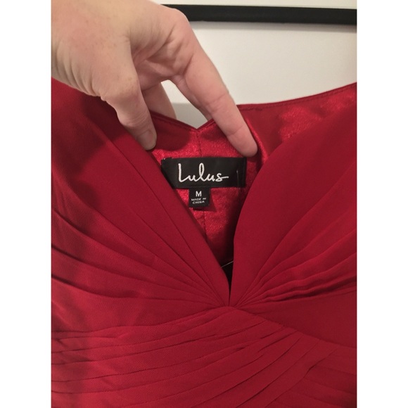 Formal plunge sweetheart off the shoulder dress - Picture 5 of 8